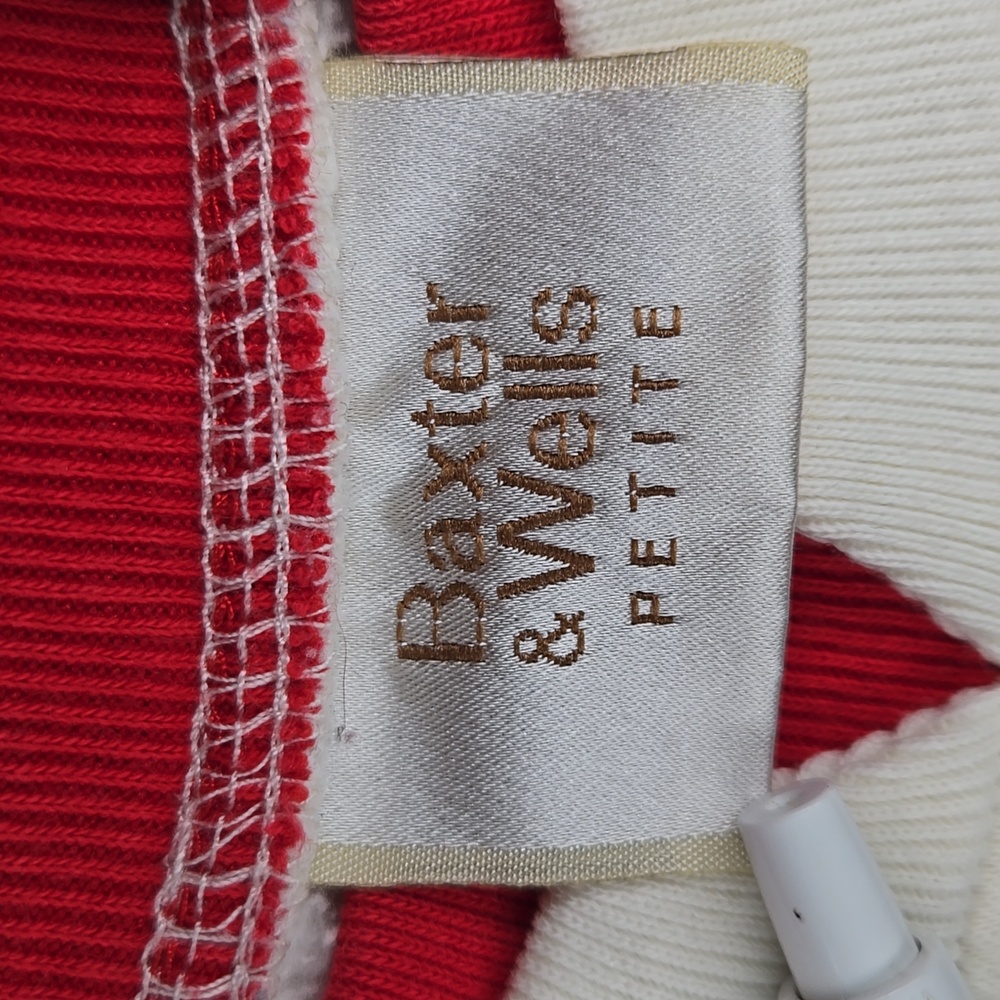 Baxter Wells Cardinal Christmas Crewneck Sweatshirt Size Large Petite - Picture 5 of 8